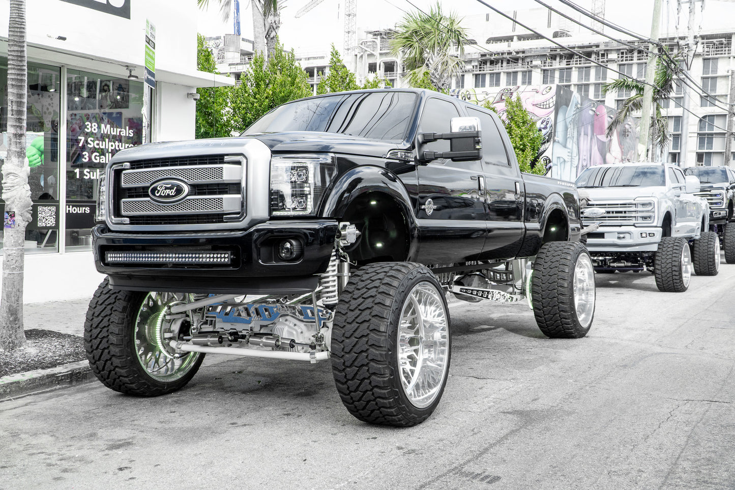 Ford Super Duty 10"-18" High Steer Long Arm 4 Link Lift Kit