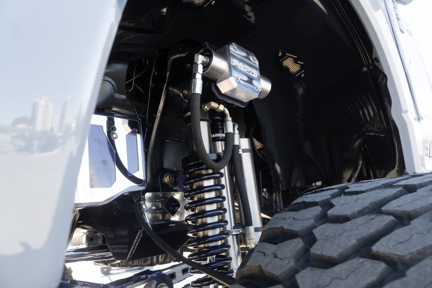Ford Super Duty 10"-18" High Steer Long Arm 4 Link Lift Kit