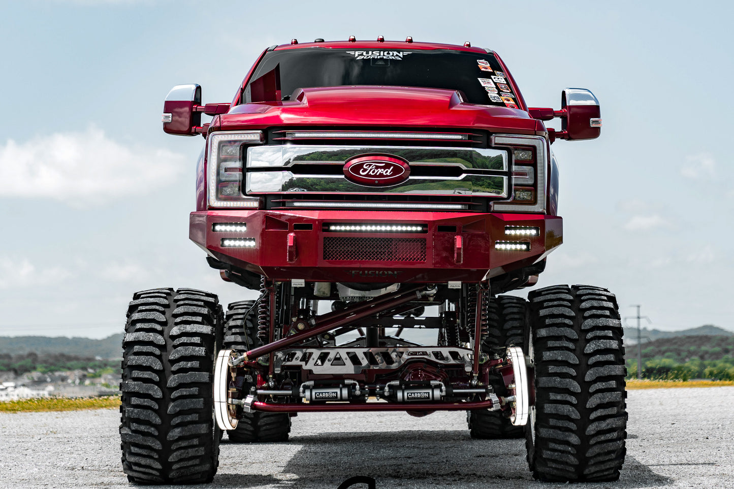 Ford Super Duty 18"-24" Front & Rear 4 Long Arm Lift Kit