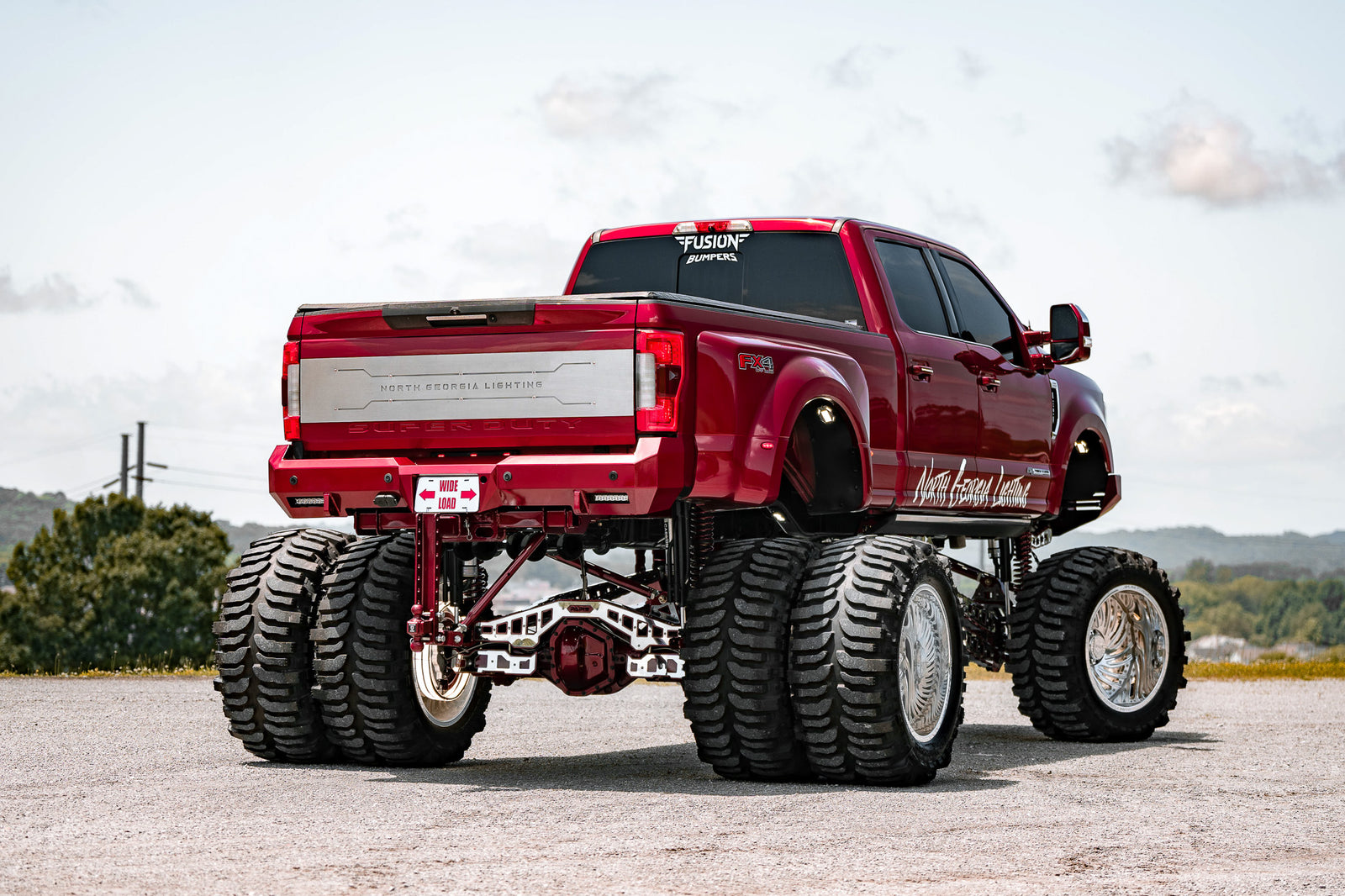 2017 F350 Dually 20 Inch lift