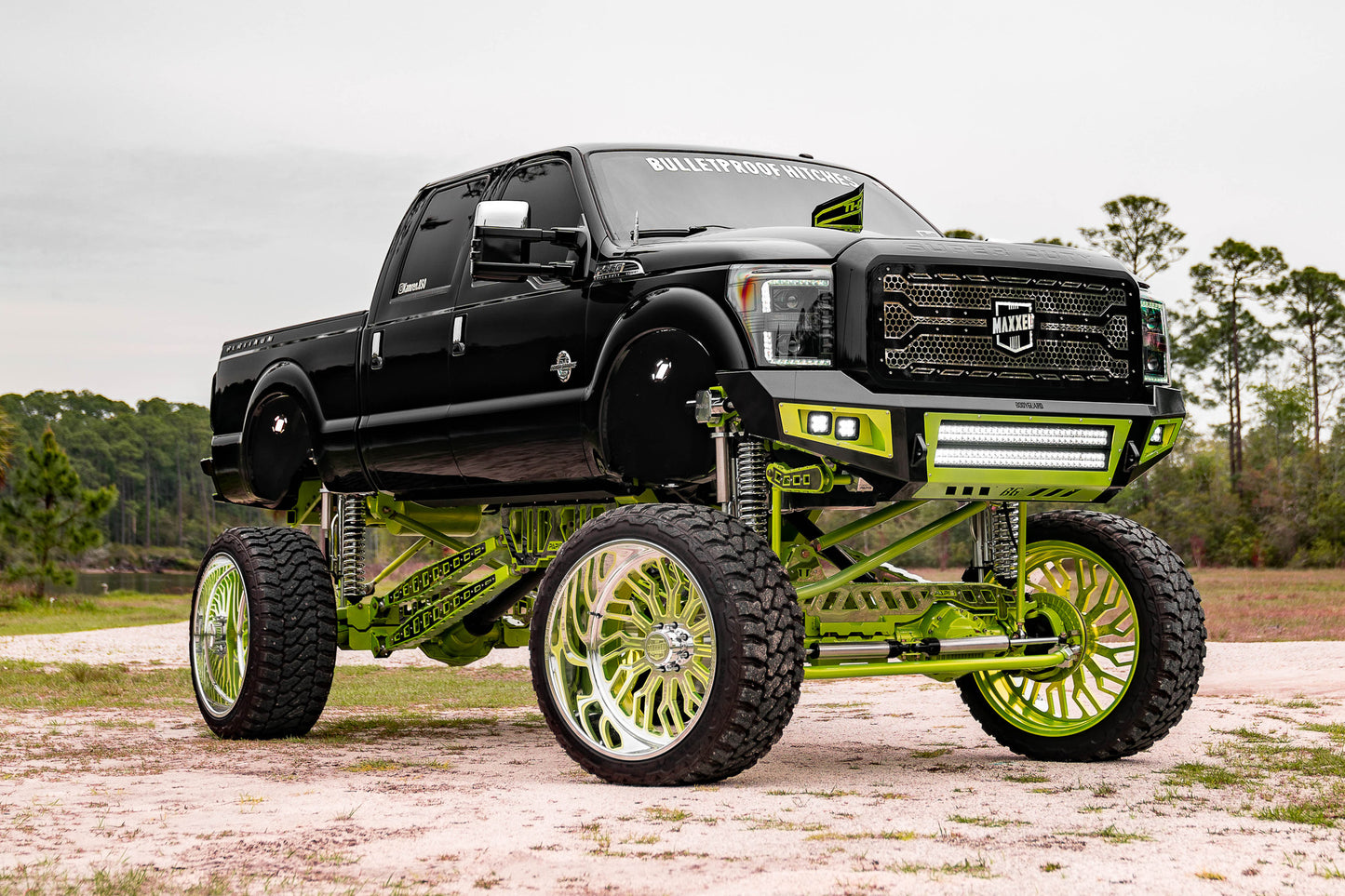 2016 F350 Super Duty 18 inch lift kit