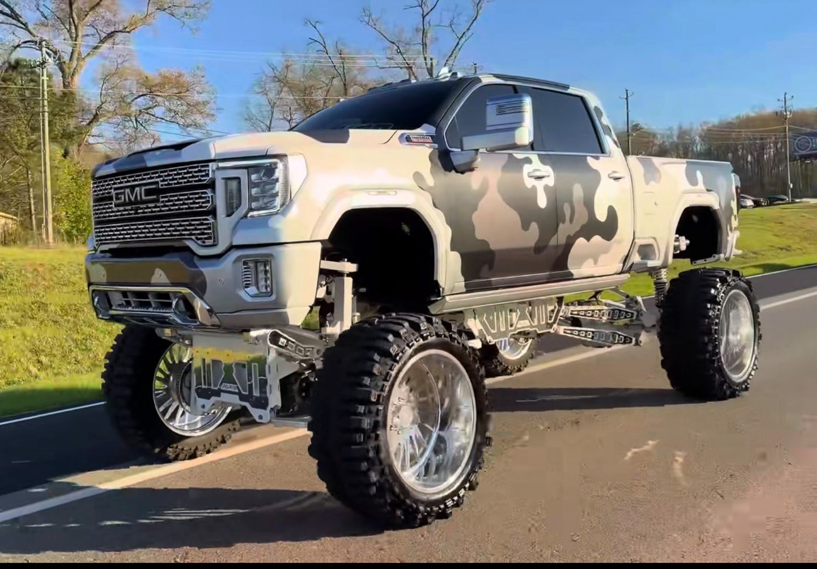 2023 GMC Denali 2500 21 Inch Lift build