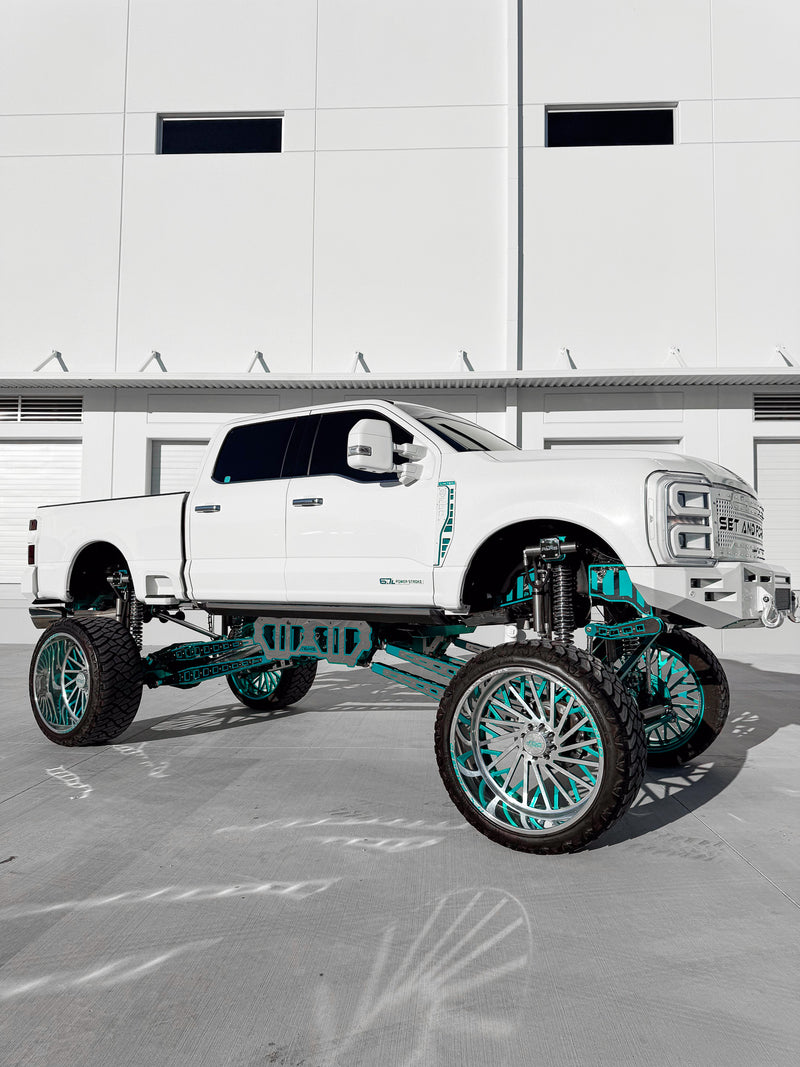 2024 F250 limited 20 Inch Lift build