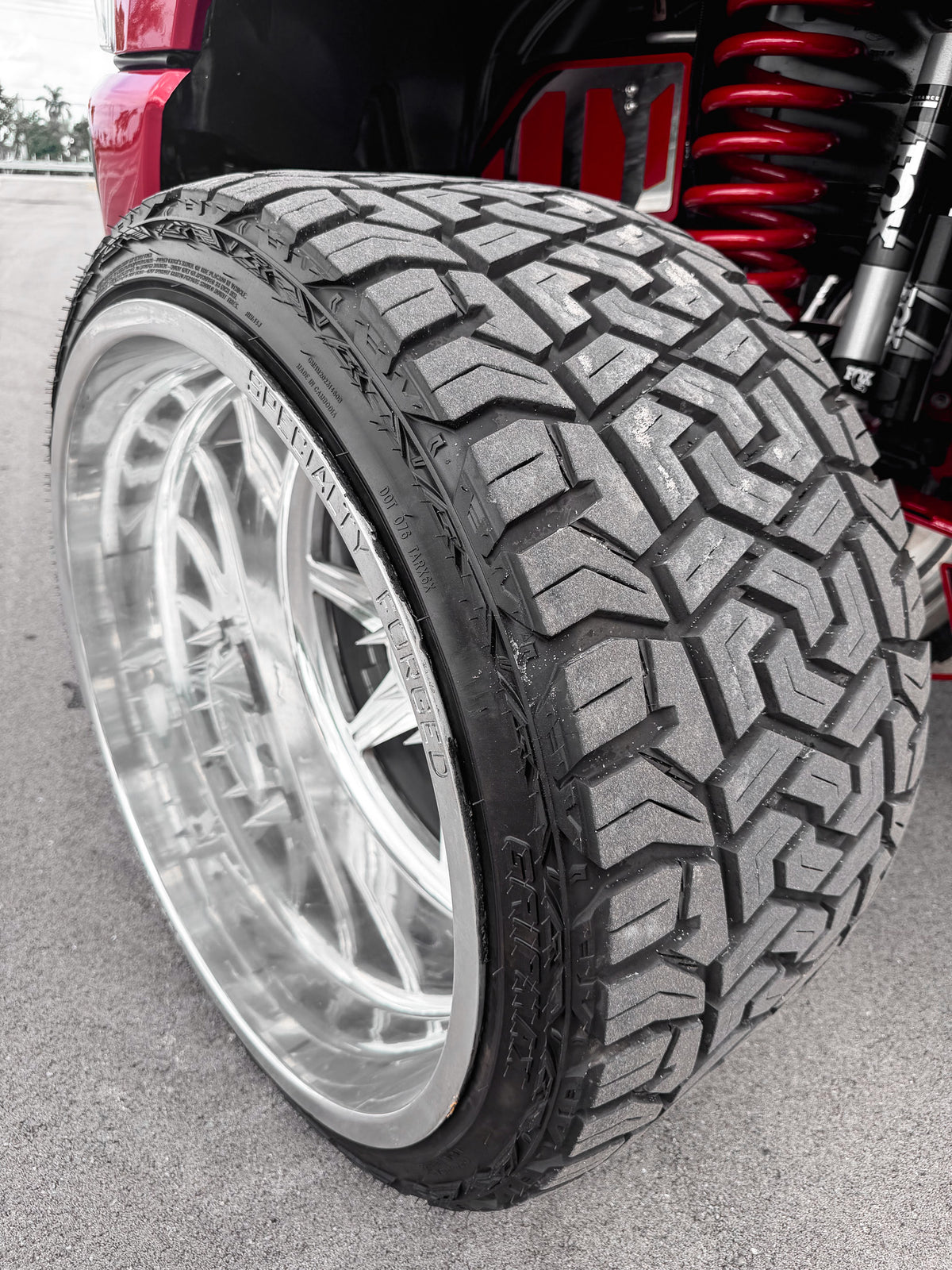 2024 Ruby Red 7 Inch Lift 