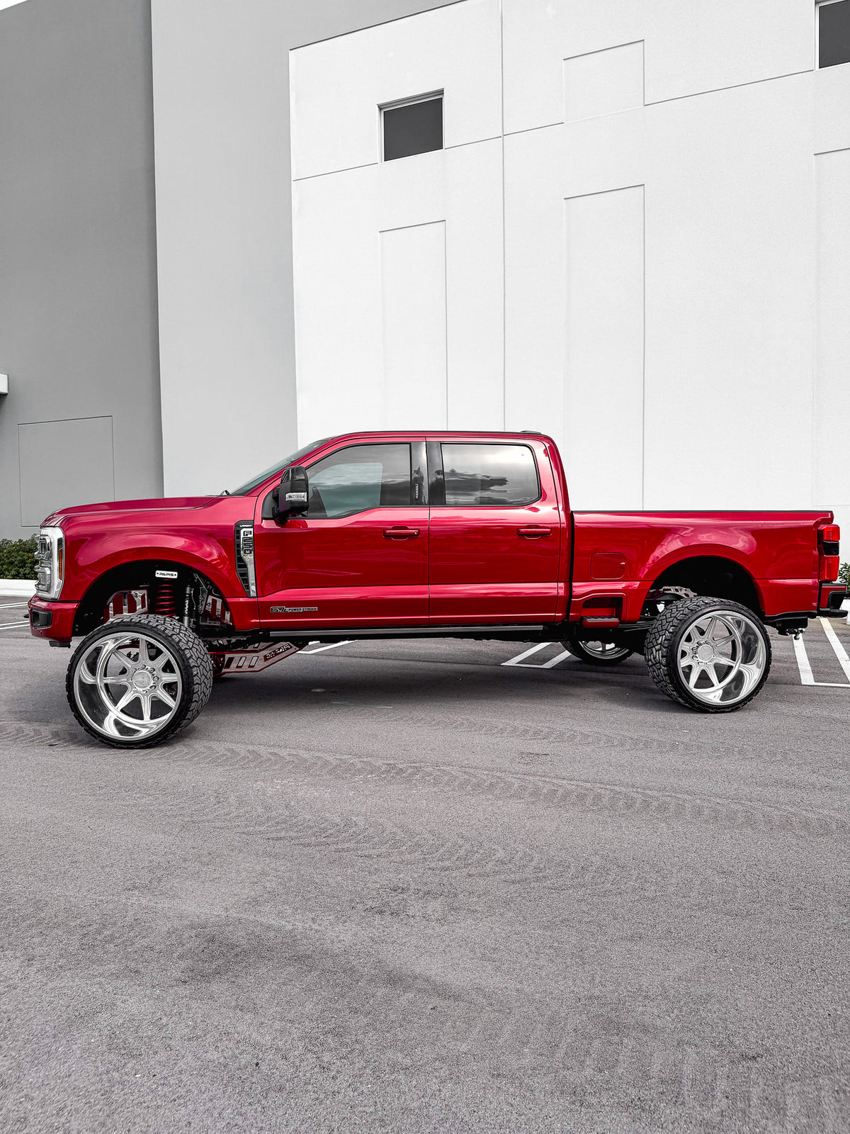 2024 Ruby Red 7 Inch Lift 