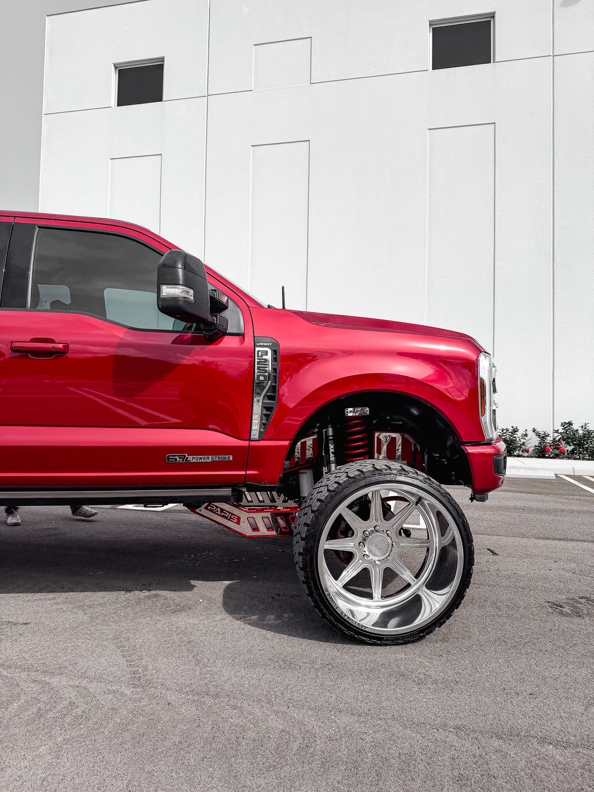 2024 Ruby Red 7 Inch Lift 