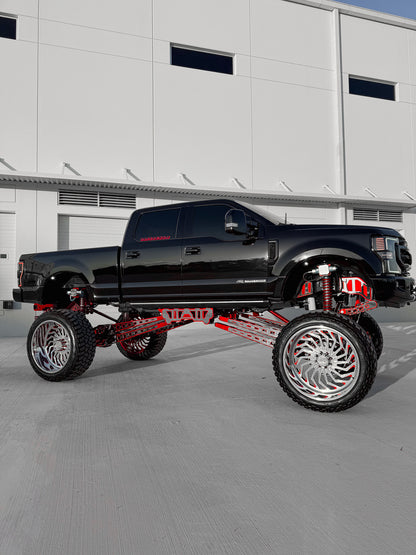 Ford Super Duty 10"-20" Mini Cradle Front & Rear 4 Long Arm Lift Kit