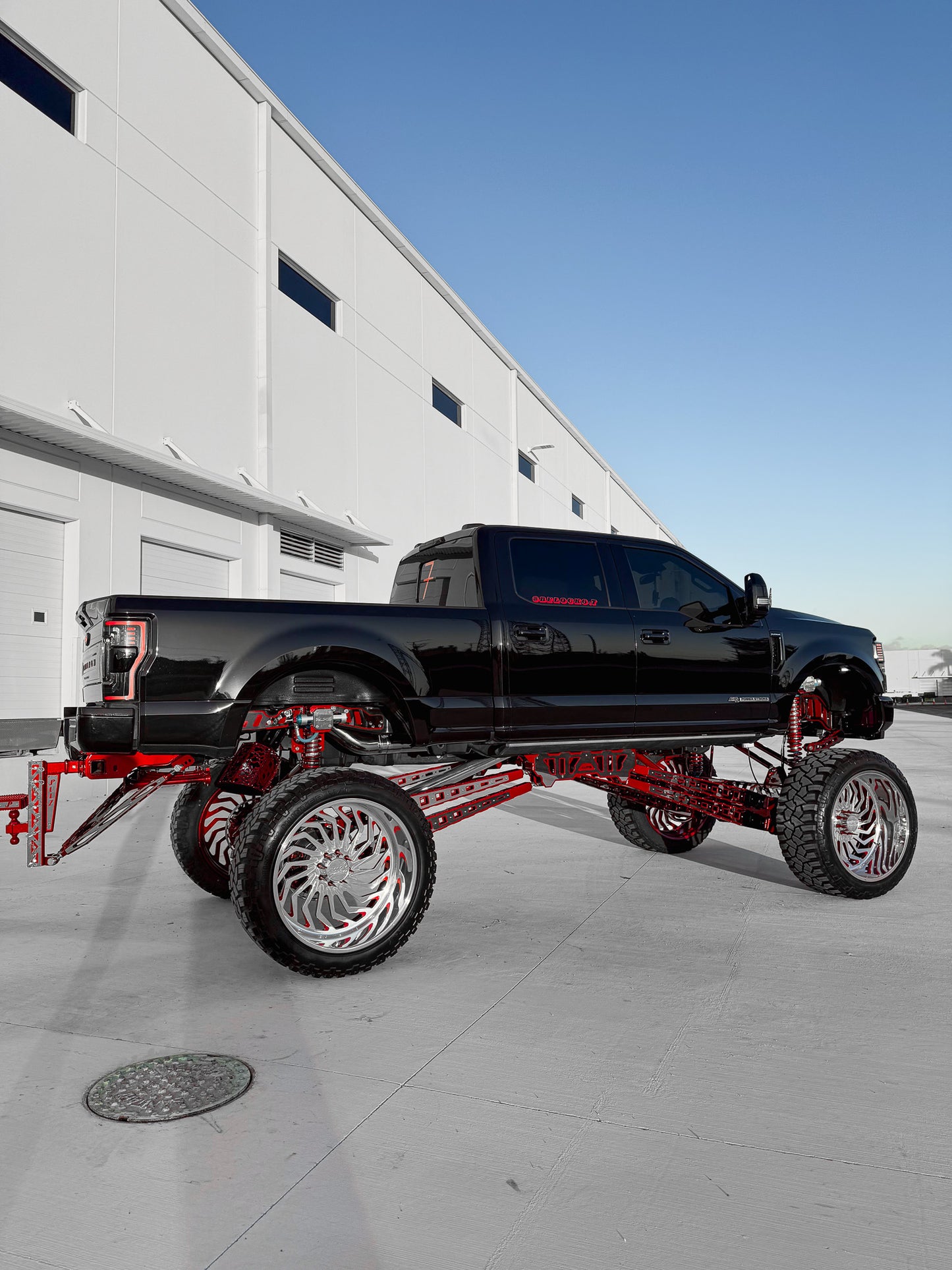 Ford Super Duty 10"-20" Mini Cradle Front & Rear 4 Long Arm Lift Kit