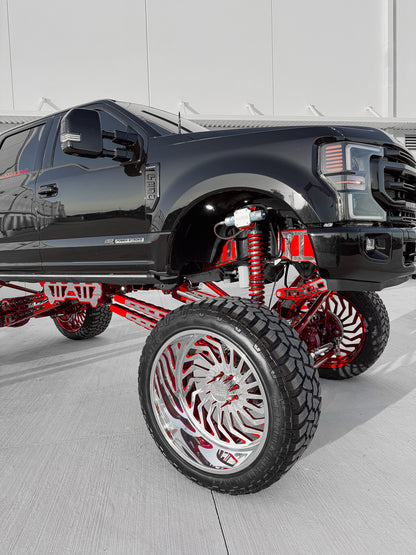 Ford Super Duty 10"-20" Mini Cradle Front & Rear 4 Long Arm Lift Kit