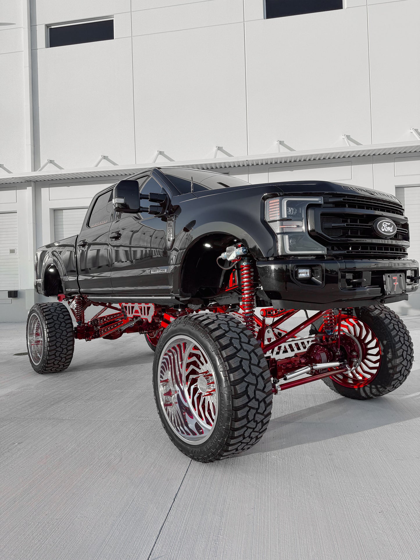 Ford Super Duty 10"-20" Mini Cradle Front & Rear 4 Long Arm Lift Kit