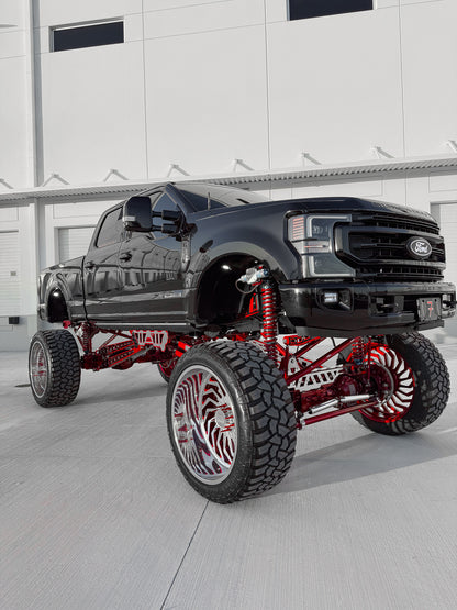 Ford Super Duty 10"-20" Mini Cradle Front & Rear 4 Long Arm Lift Kit