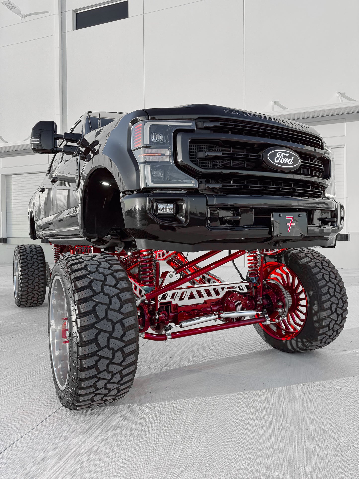 Ford Super Duty 10"-20" Mini Cradle Front & Rear 4 Long Arm Lift Kit