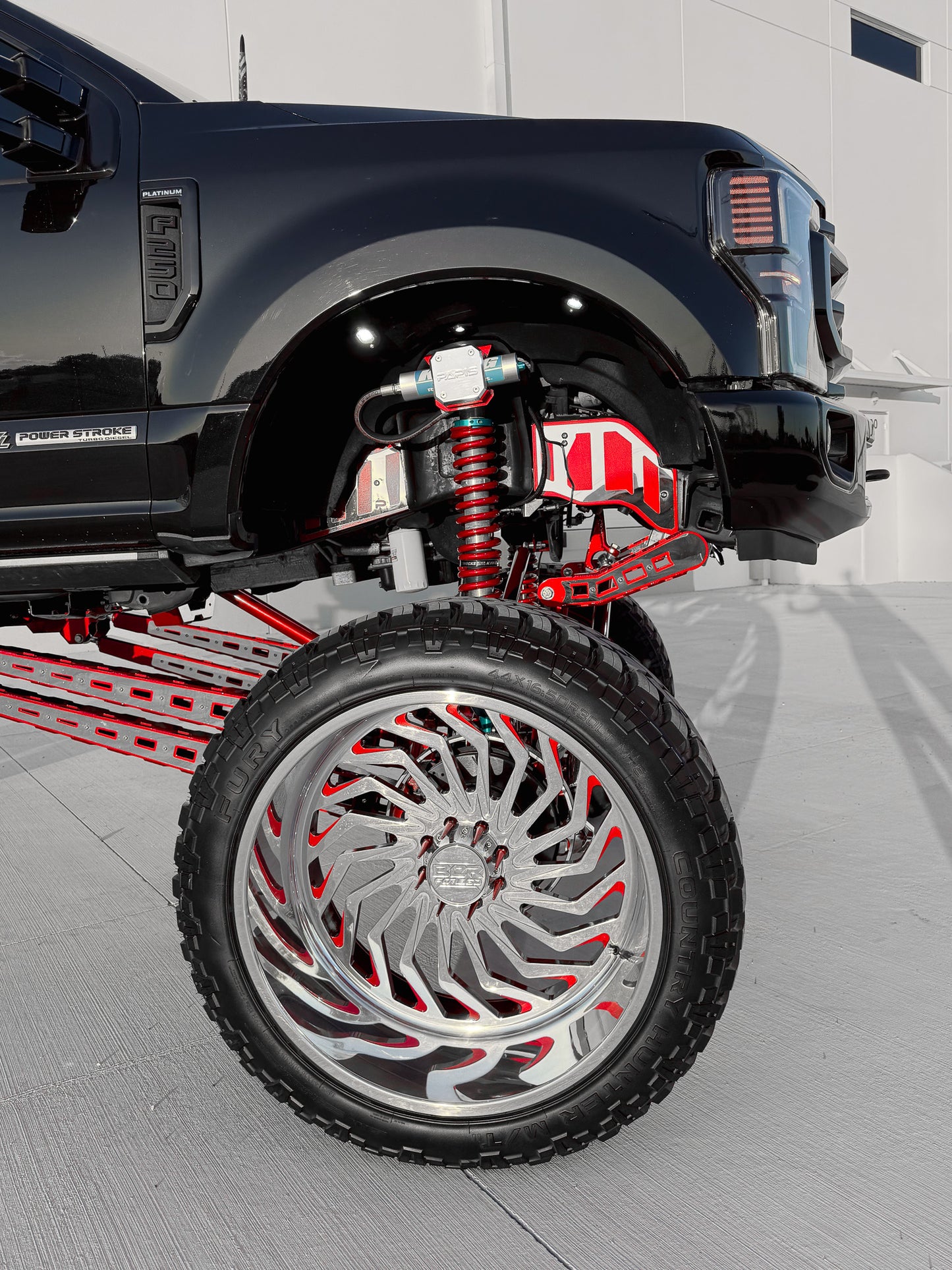 Ford Super Duty 10"-20" Mini Cradle Front & Rear 4 Long Arm Lift Kit