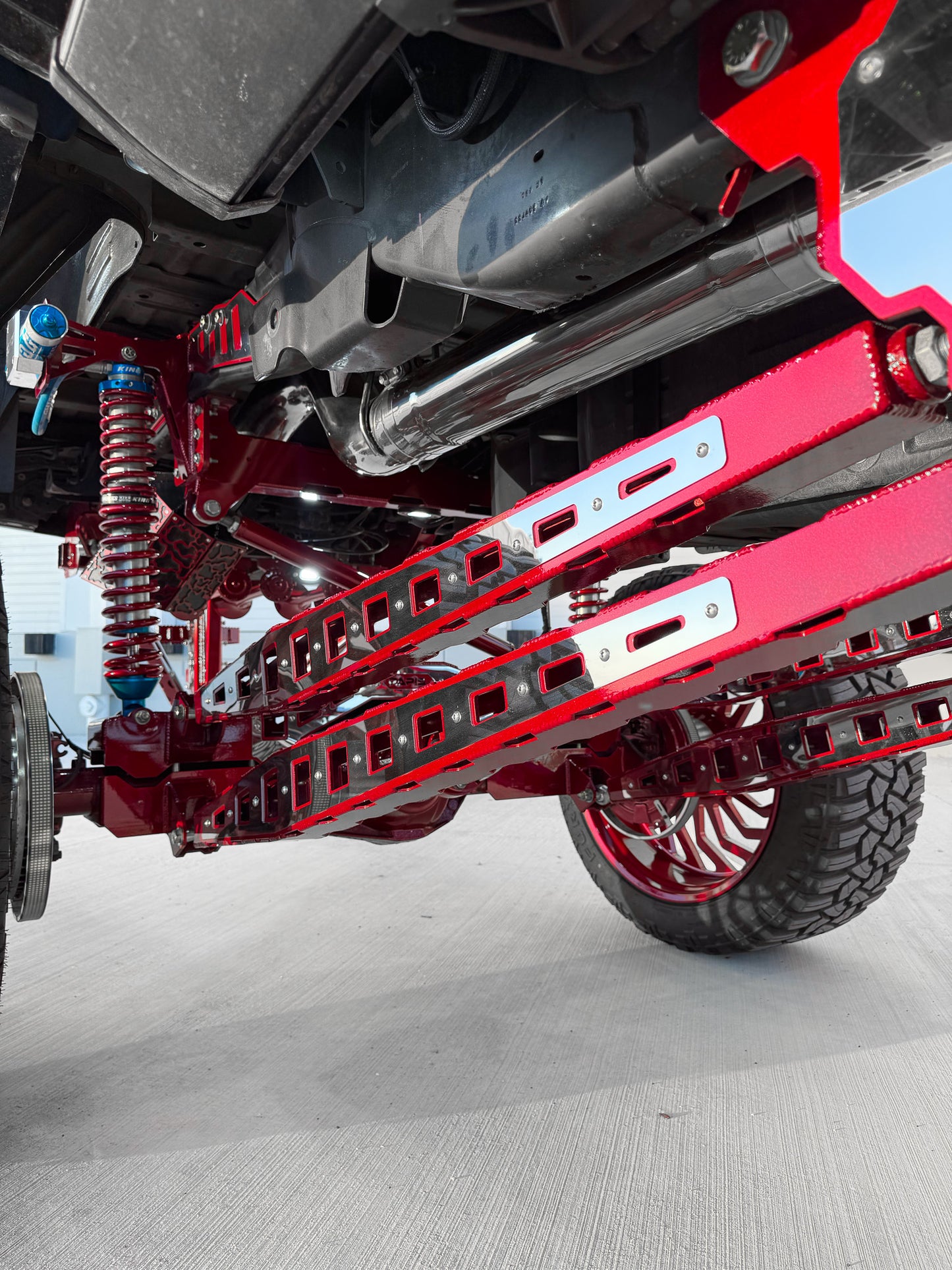 Ford Super Duty 10"-20" Mini Cradle Front & Rear 4 Long Arm Lift Kit