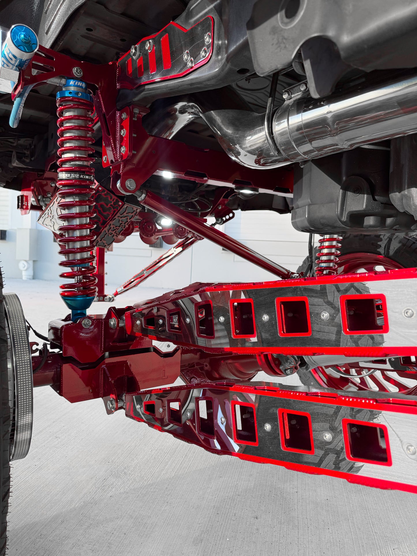 Ford Super Duty 10"-20" Mini Cradle Front & Rear 4 Long Arm Lift Kit