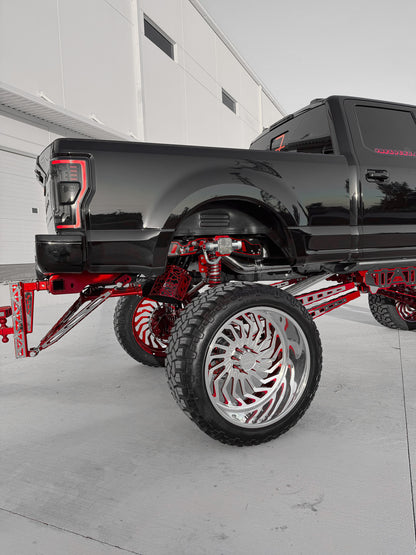 Ford Super Duty 10"-20" Mini Cradle Front & Rear 4 Long Arm Lift Kit