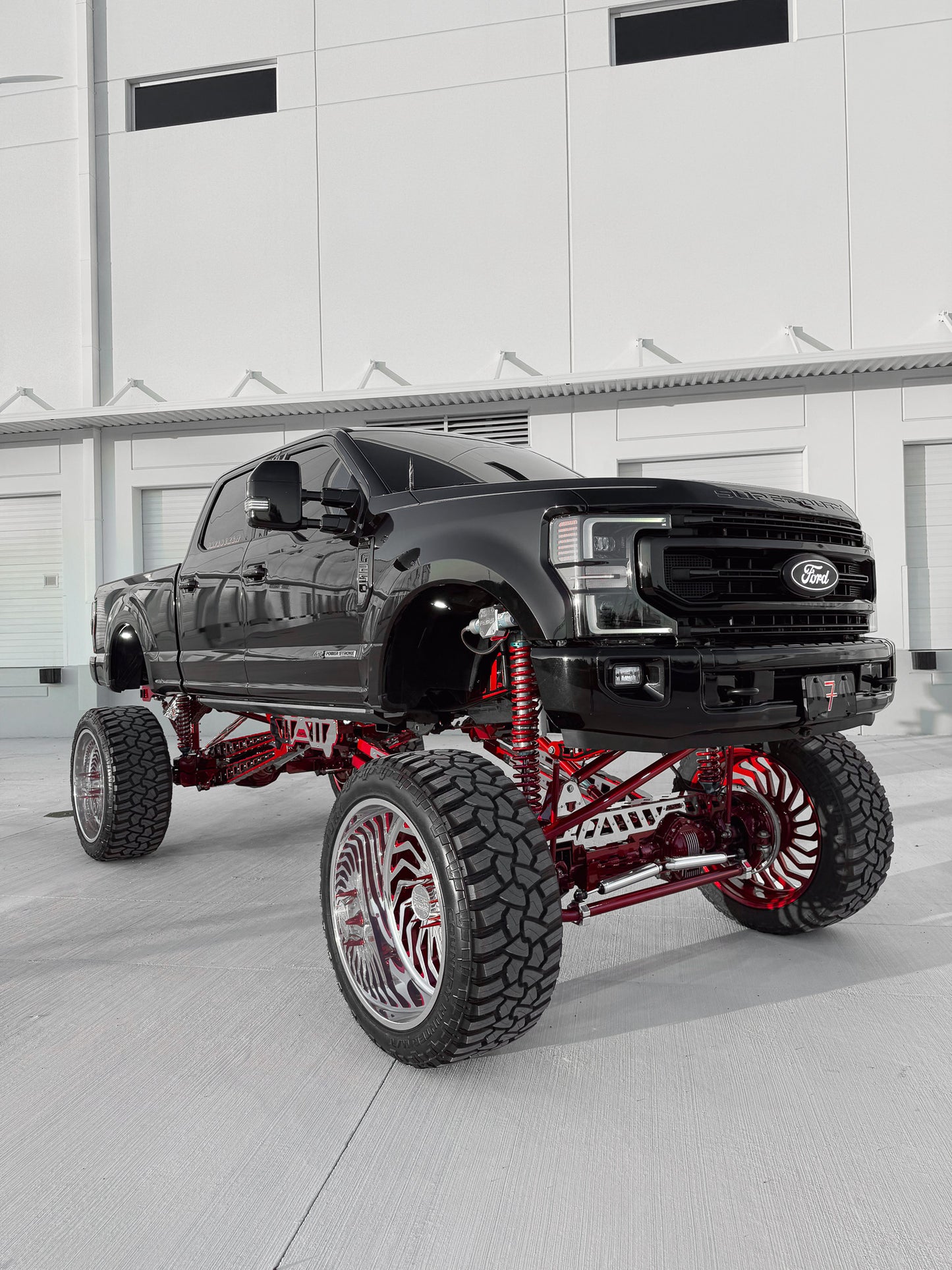 Ford Super Duty 10"-20" Mini Cradle Front & Rear 4 Long Arm Lift Kit