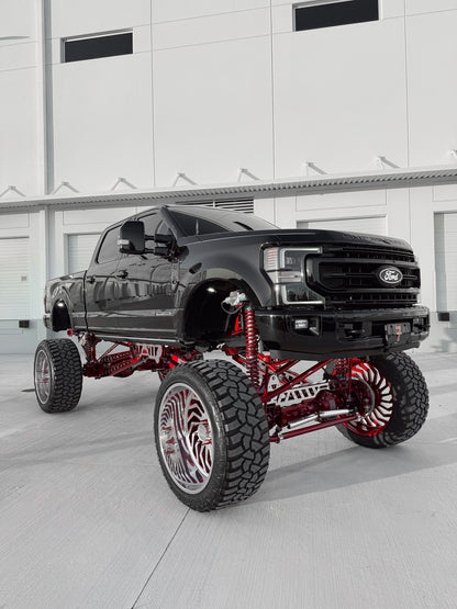 Ford Super Duty 10"-20" Mini Cradle Front & Rear 4 Long Arm Lift Kit