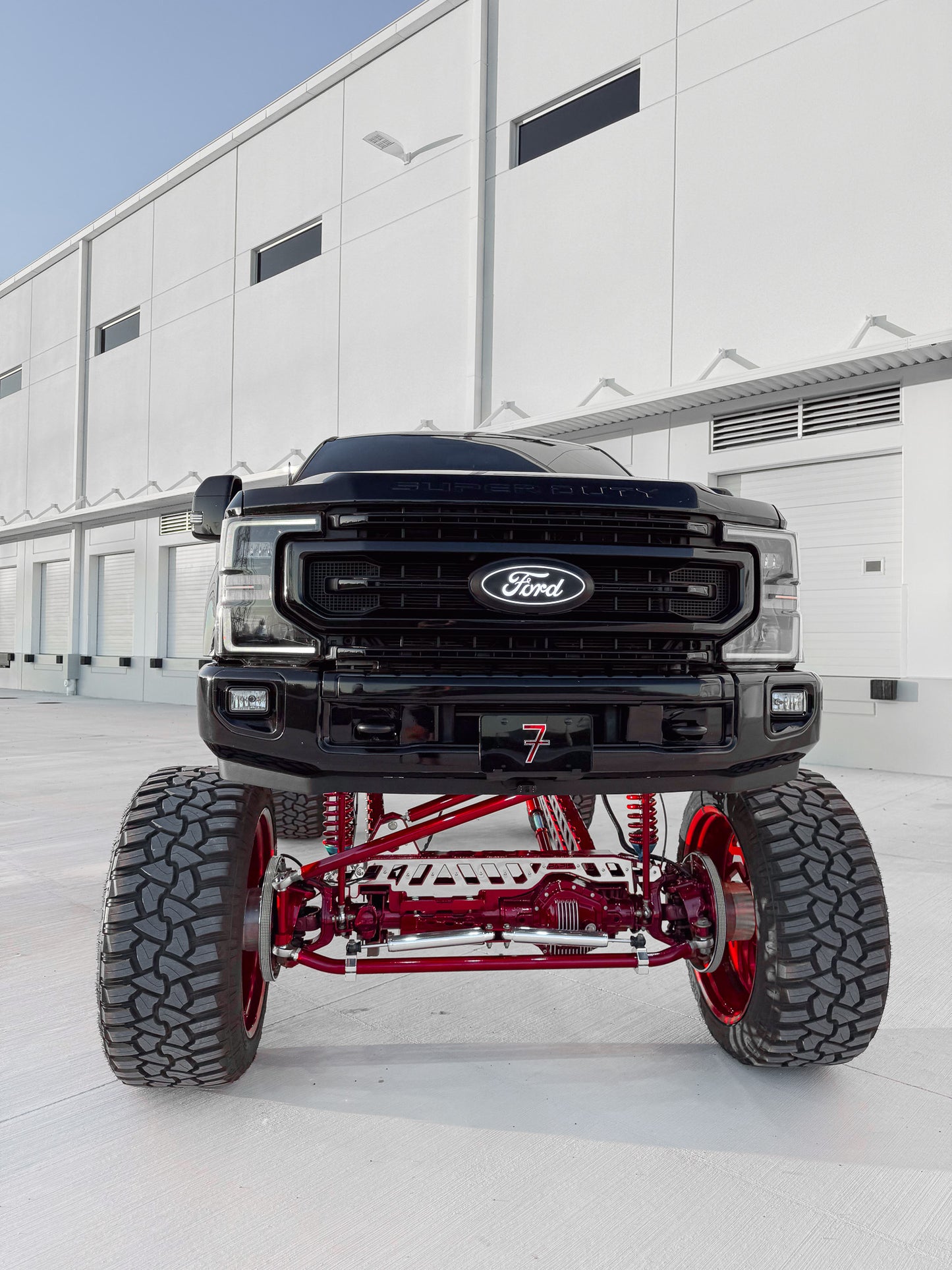 Ford Super Duty 10"-20" Mini Cradle Front & Rear 4 Long Arm Lift Kit
