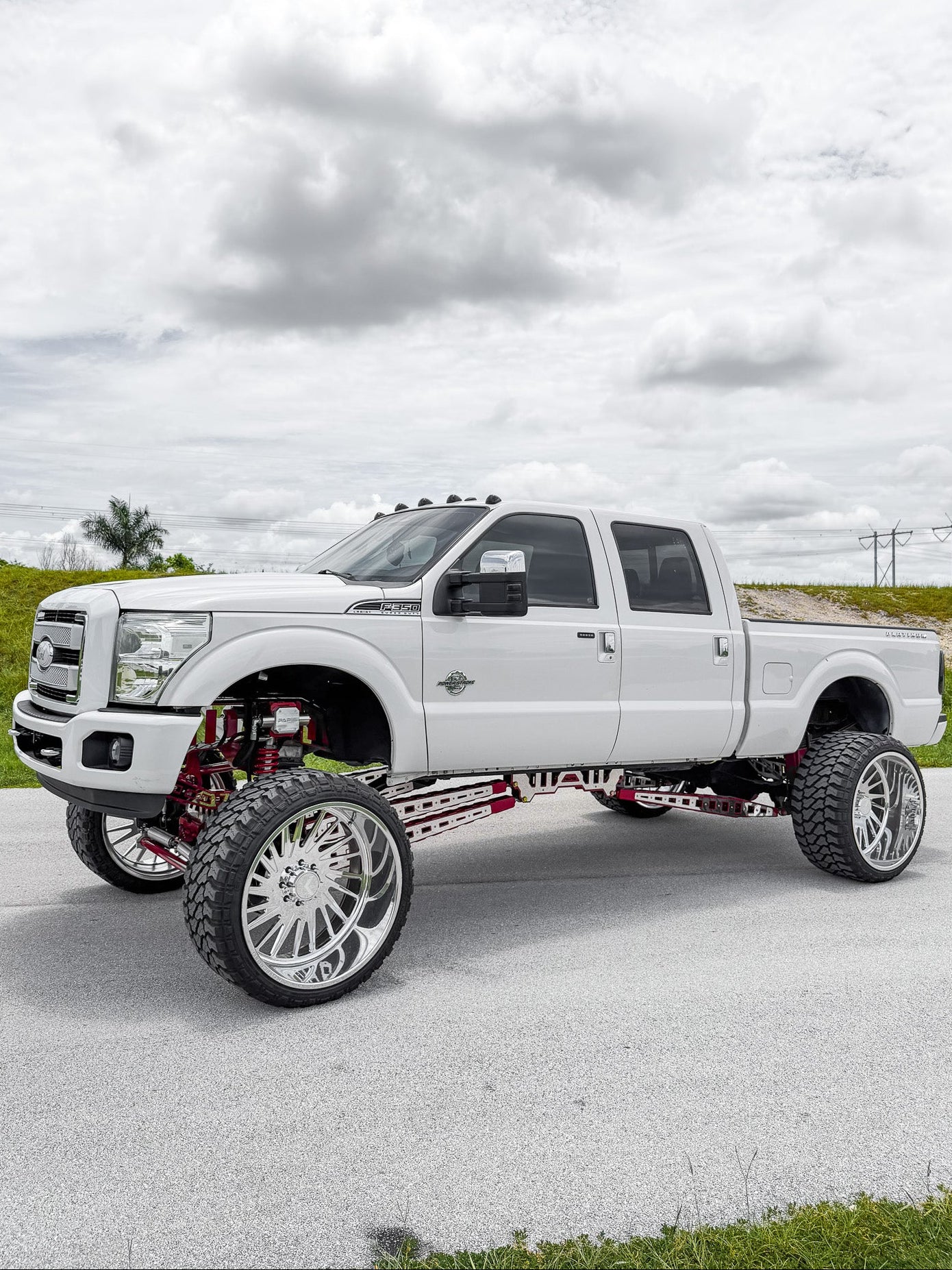 2016 F250 Platinum 12 inch lift kit build