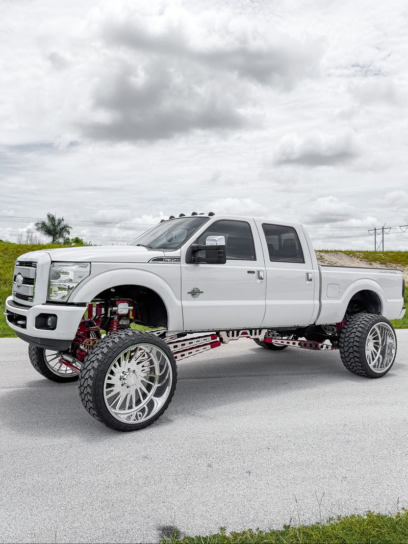 2016 F250 Platinum 12 inch lift kit build