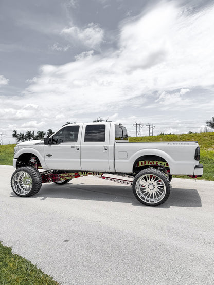 2016 F250 Platinum 12 inch lift kit build