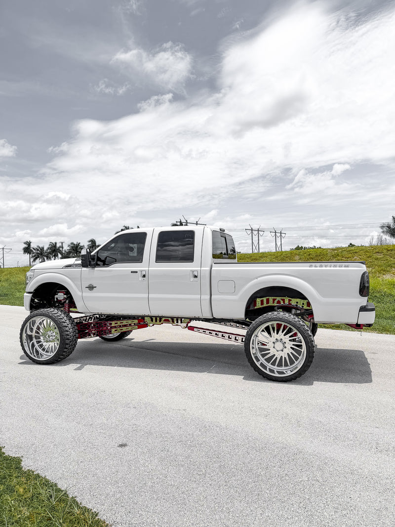 2016 F250 Platinum 12 inch lift kit build