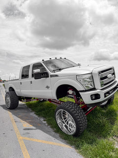 2016 F250 Platinum 12 inch lift kit build