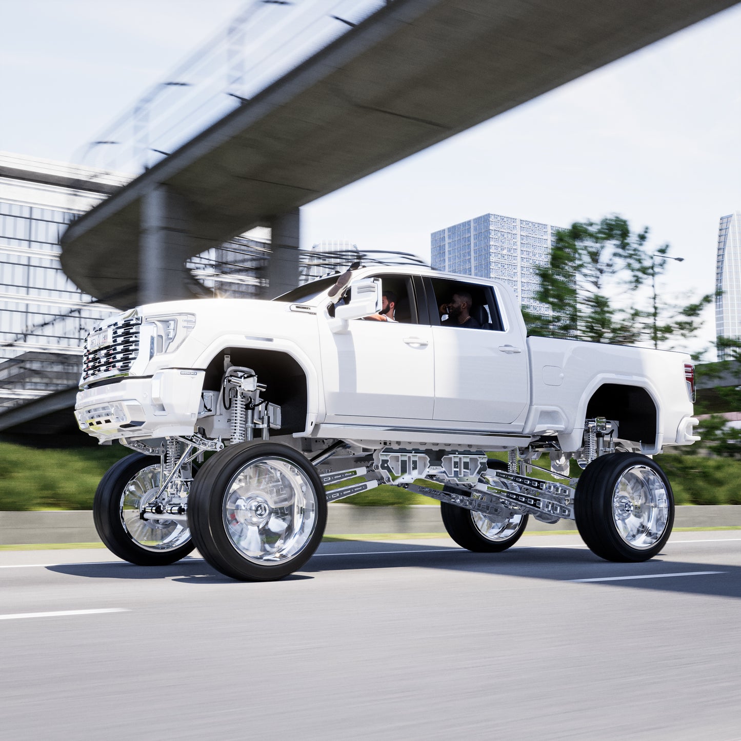 GM 2500 Straight Axle Swap 18"-24" Inch Lift Kit & Conversion