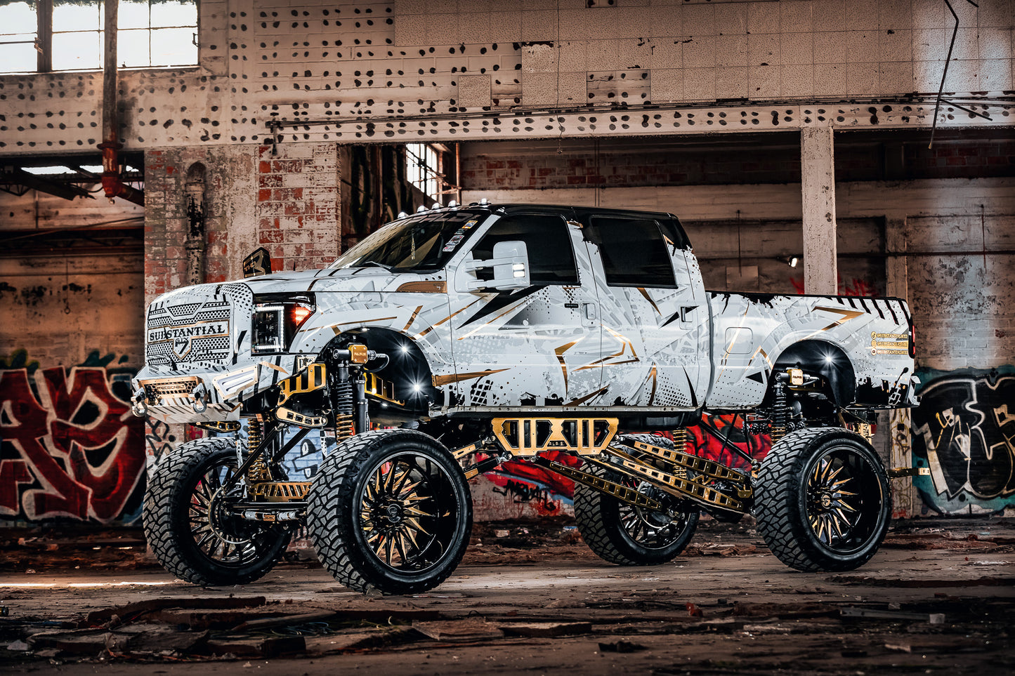 Ford Super Duty 18"-24" Front & Rear 4 Long Arm Lift Kit