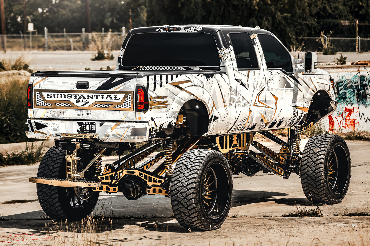 Ford Super Duty 18"-24" Front & Rear 4 Long Arm Lift Kit