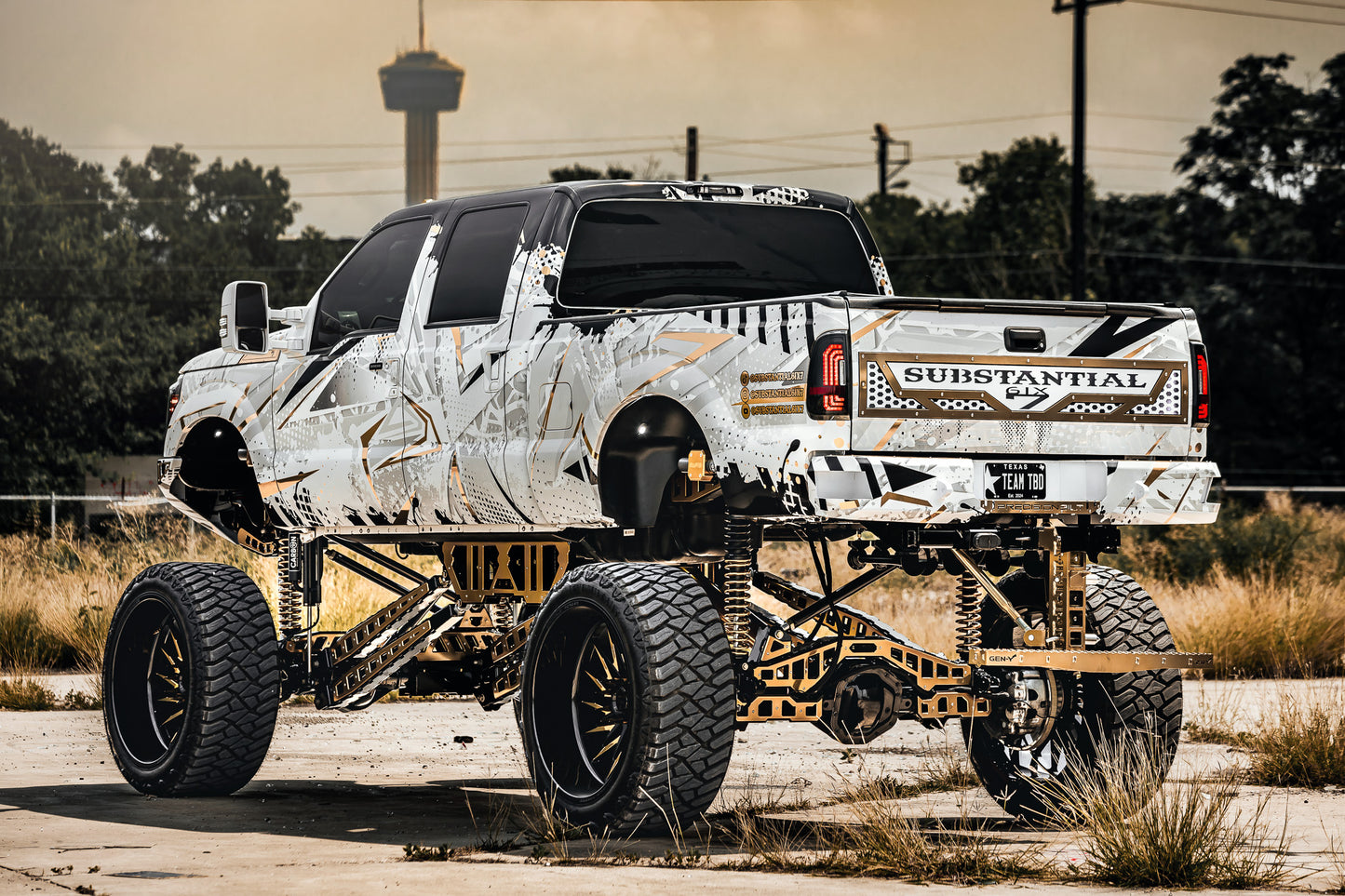 Ford Super Duty 18"-24" Front & Rear 4 Long Arm Lift Kit