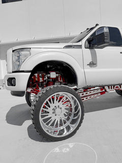 2016 F250 Platinum 12 inch lift kit build