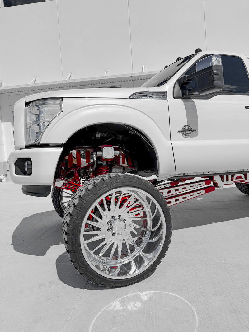 2016 F250 Platinum 12 inch lift kit build