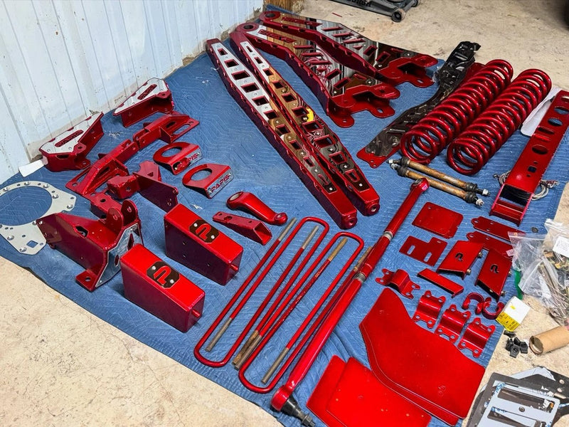 2024 F250 Platinum 8 Inch Lift Build 