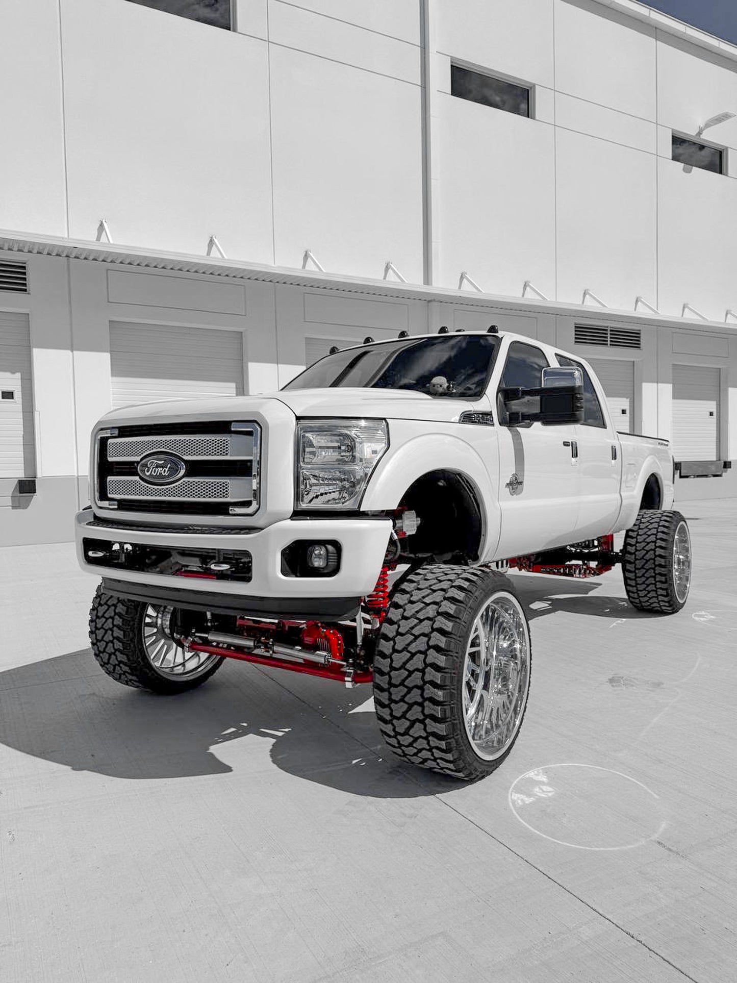 2016 F250 Platinum 12 inch lift kit build