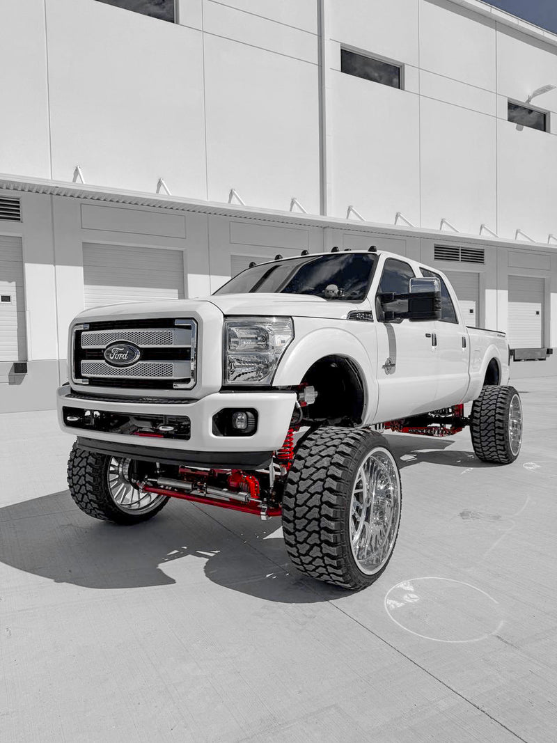 2016 F250 Platinum 12 inch lift kit build