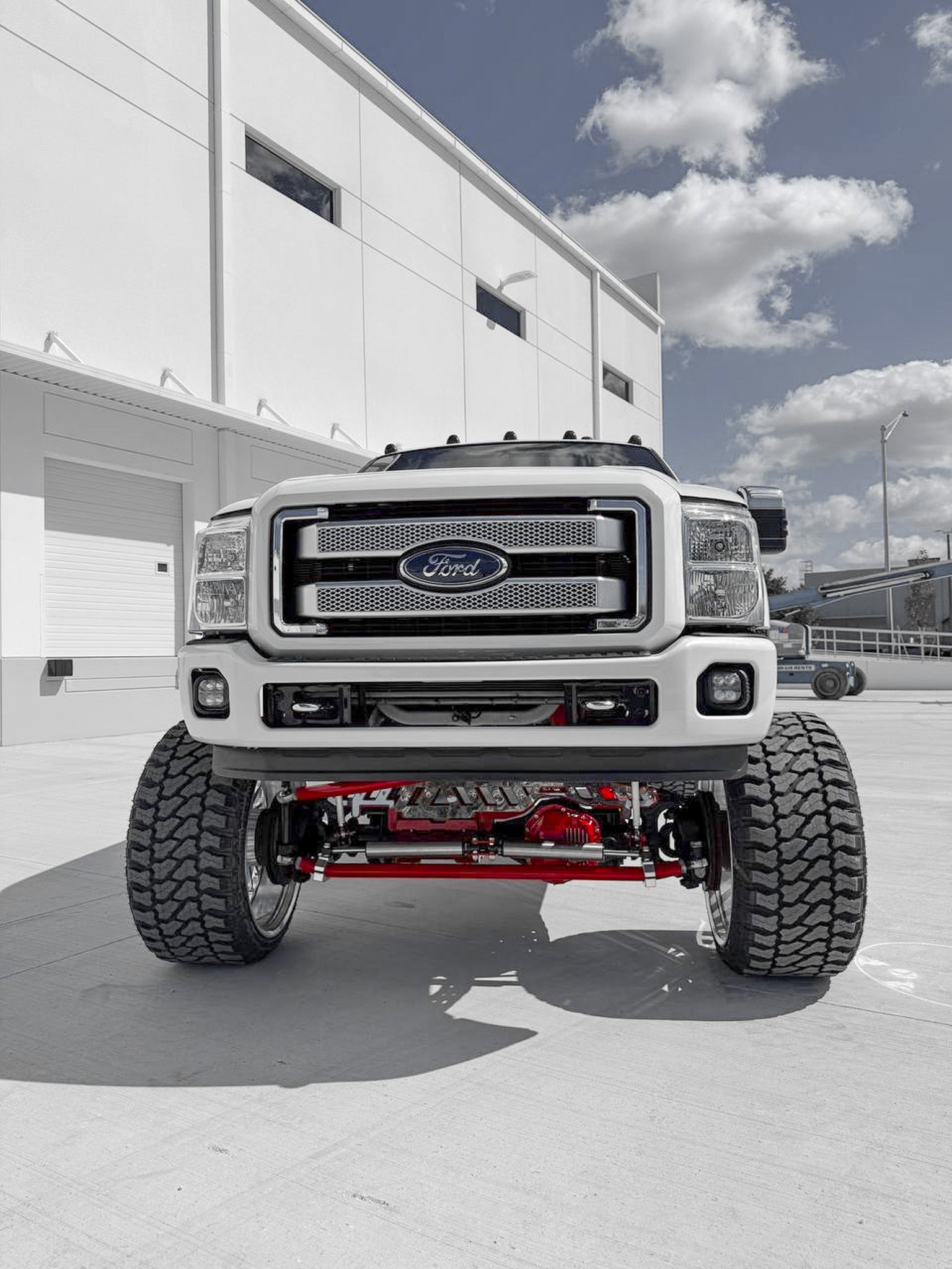 2016 F250 Platinum 12 inch lift kit build