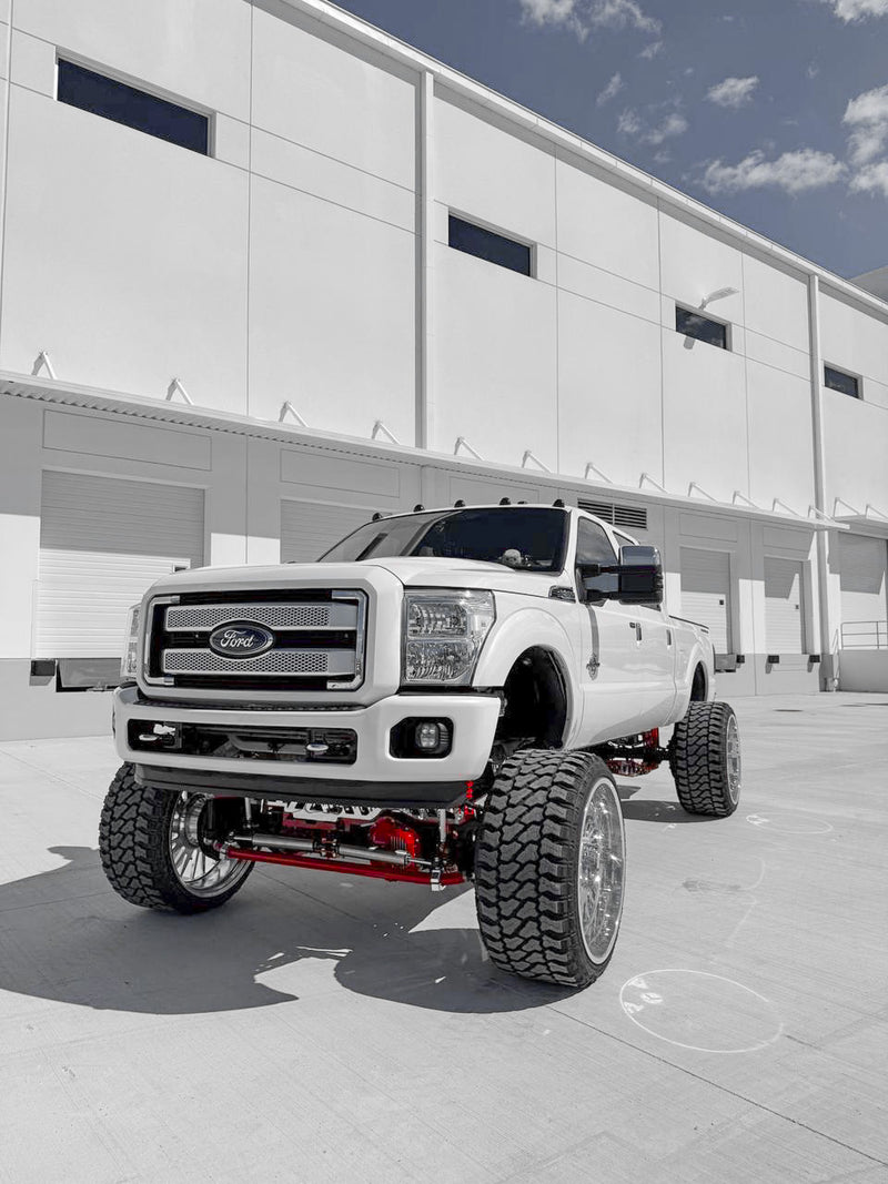 2016 F250 Platinum 12 inch lift kit build