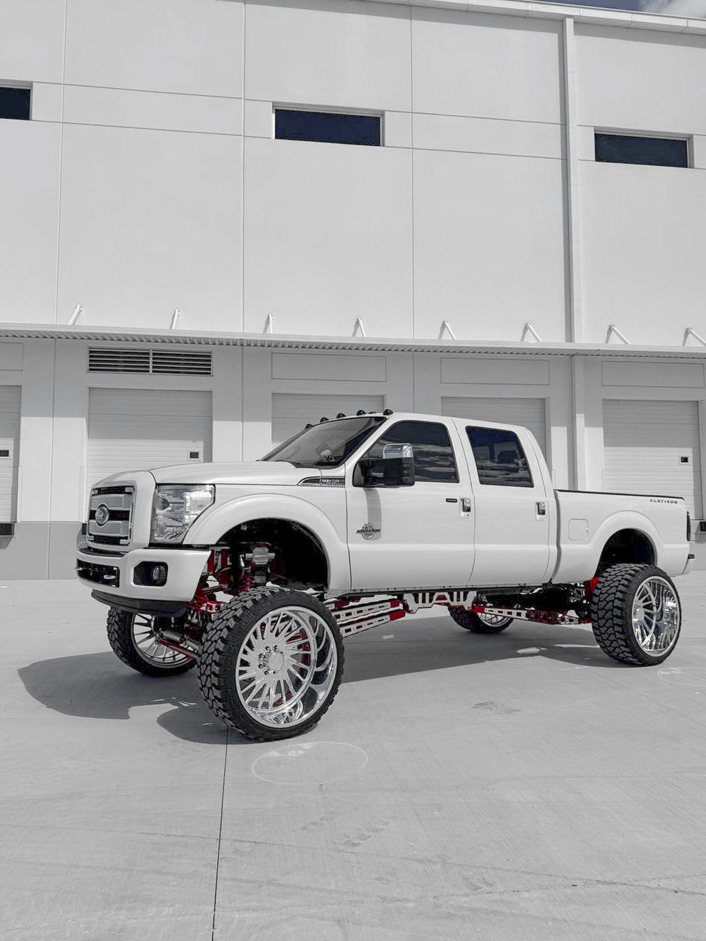 2016 F250 Platinum 12 inch lift kit build