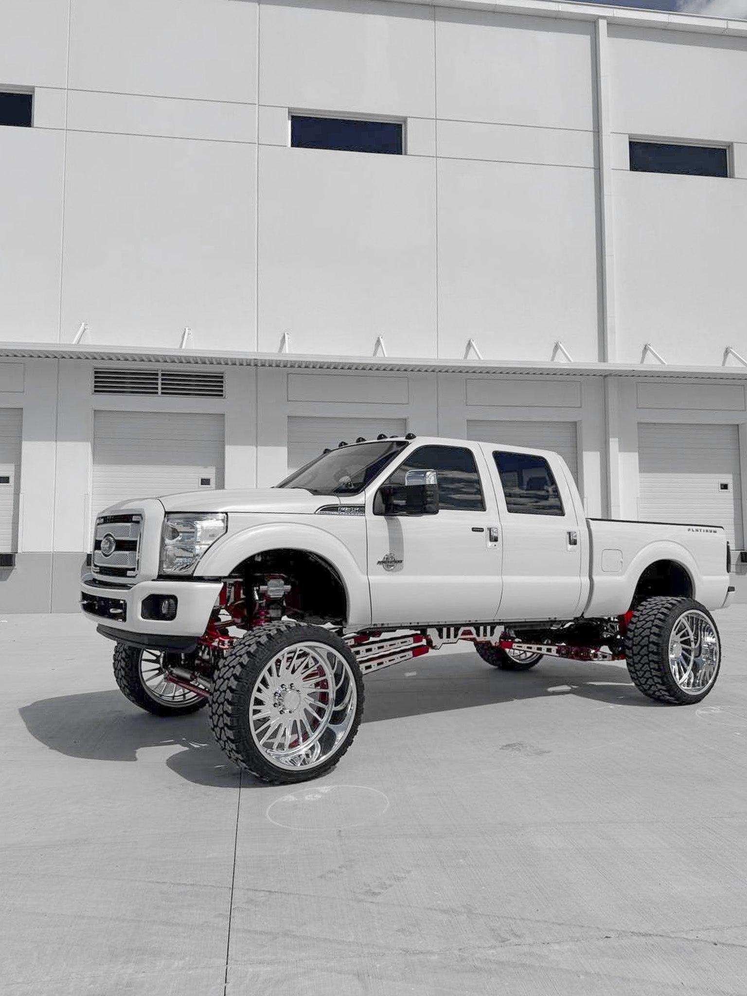 2016 F250 Platinum 12 inch lift kit build