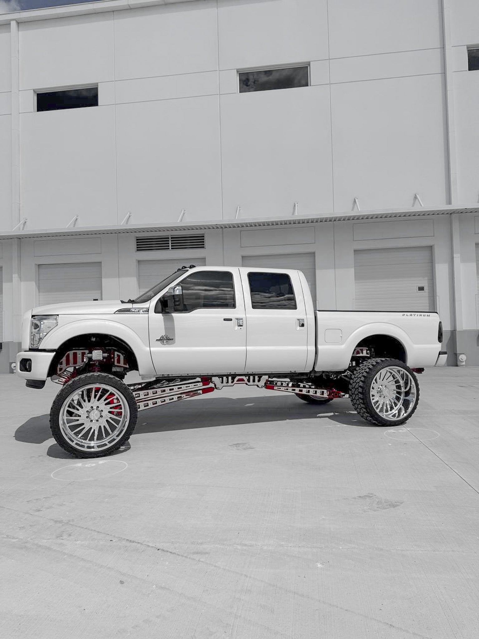 2016 F250 Platinum 12 inch lift kit build