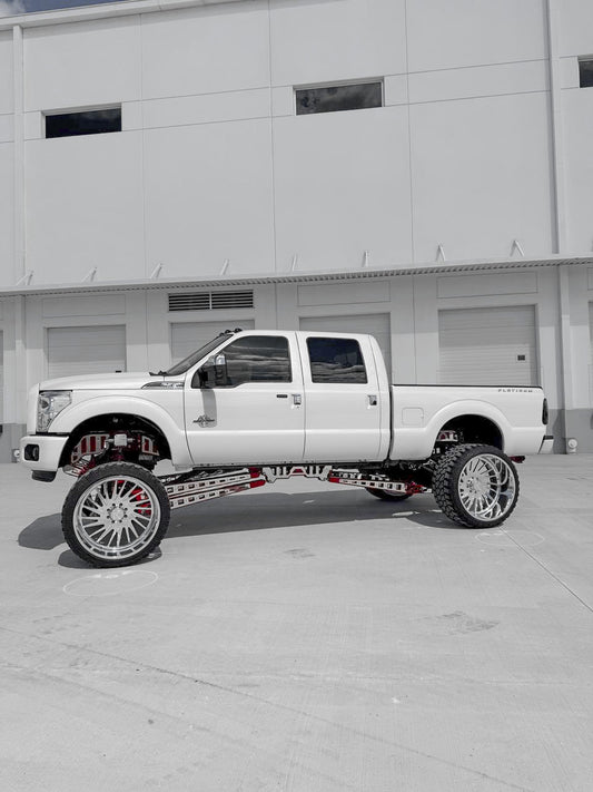 2016 F250 Platinum 12 inch lift kit build