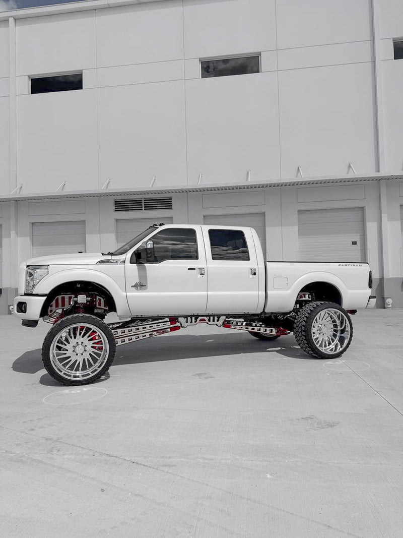 2016 F250 Platinum 12 inch lift kit build
