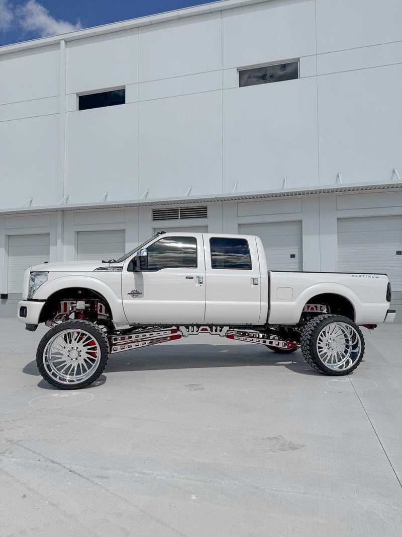 2016 F250 Platinum 12 inch lift kit build
