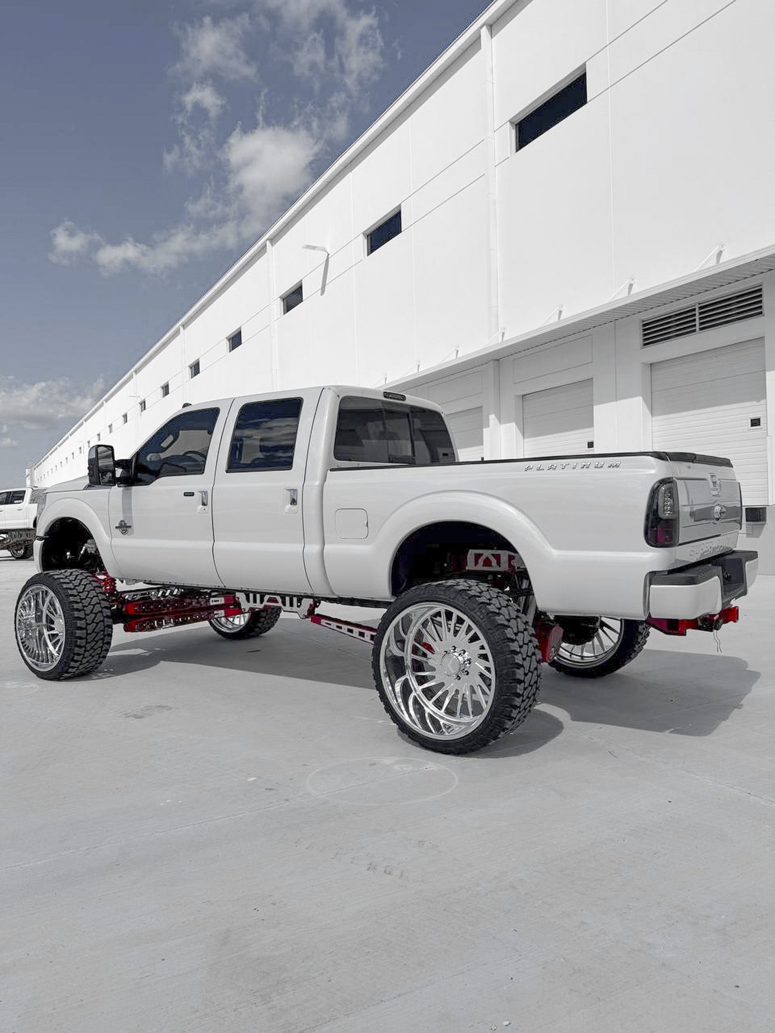 2016 F250 Platinum 12 inch lift kit build