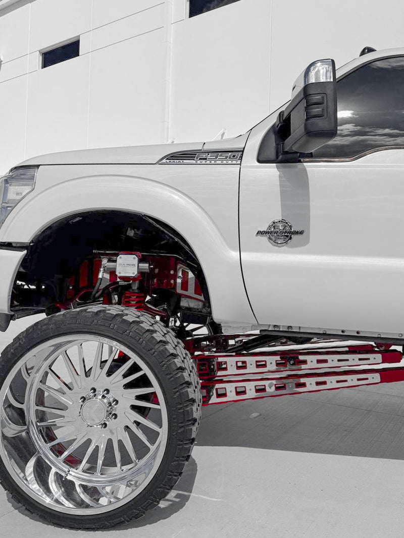 2016 F250 Platinum 12 inch lift kit build