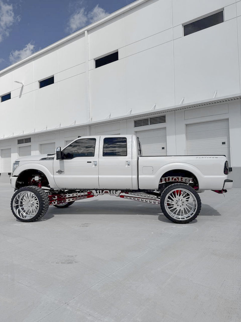 2016 F250 Platinum 12 inch lift kit build